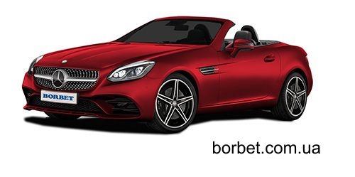BORBET XRS FOR MERCEDES SLC 172: ПРЕМИАЛЬНЫЙ ВНЕШНИЙ ВИД ДЛЯ ПРЕМИАЛЬНОГО КАБИОЛЕТА.