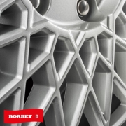 Borbet B silver rim polished