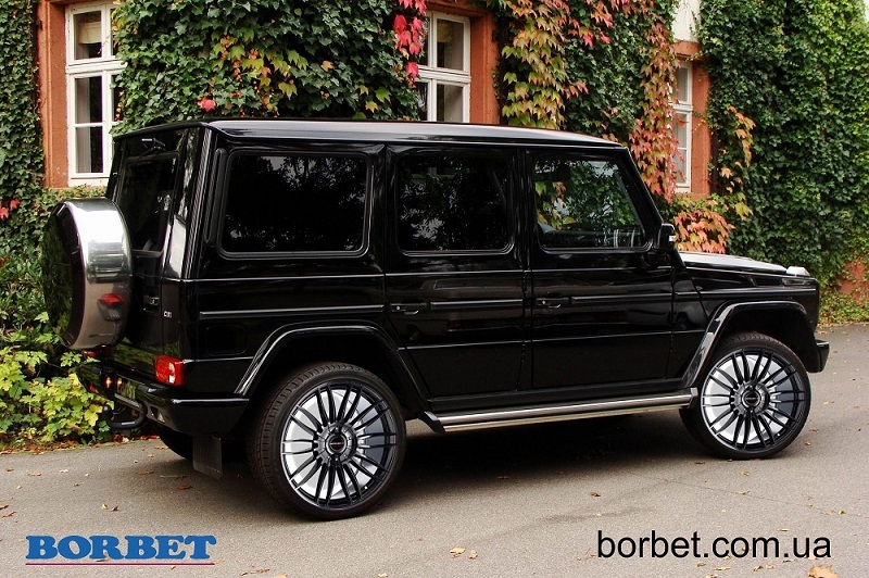 Mercedes G-classe и Borbet CW3: неожиданно удачное объединение