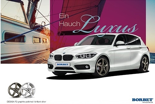 BORBET F2 - ТОЧНОСТЬ И ИНДИВИДУАЛЬНОСТЬ для серий BMW 1<br/>