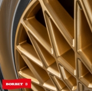 Borbet B gold rim polished