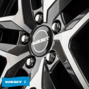 Borbet Z mistral anthracite polished glossy