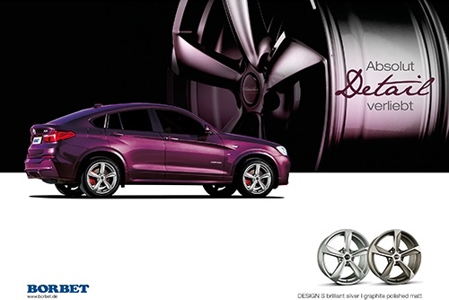 BORBET S - АБСОЛЮТНАЯ ЛЕГКОСТЬ доступная в нескольких ОТДЕЛКАХ ДЛЯ BMW X6