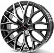 Borbet DY dark grey polished matt