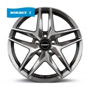 Borbet Z mistral anthracite polished glossy